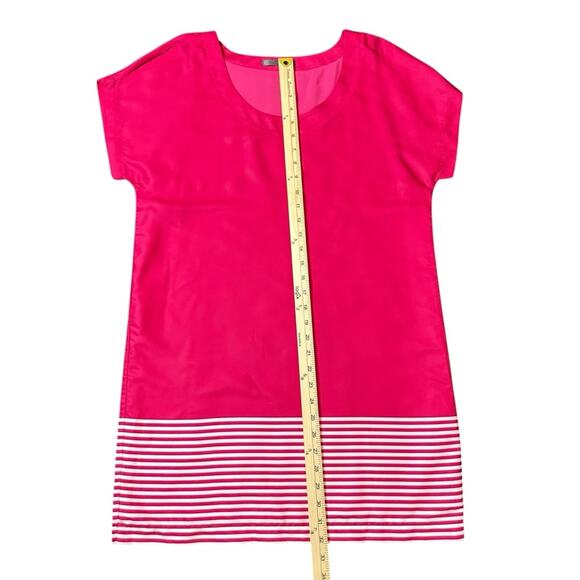 Smart Set Dress Womens Size M Watermelon Pink Silky Sheath Lined Loose Fit Cool - Picture 6 of 10